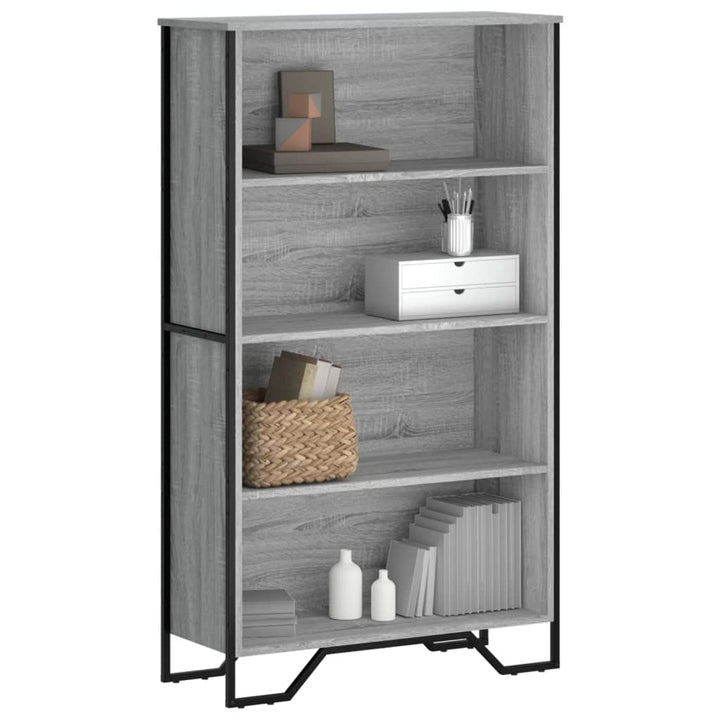 Bibliothèque 80X31X Bois D'ingénierie Sonoma Gris