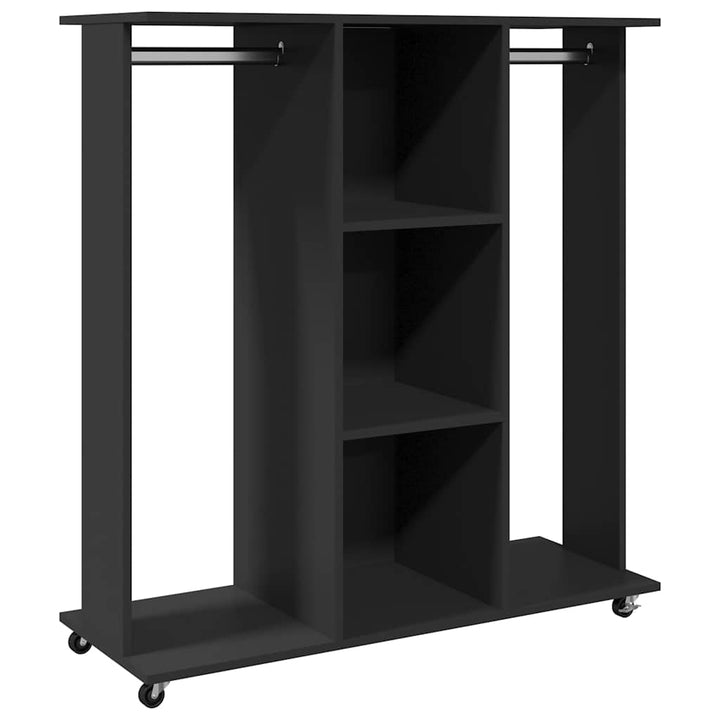 Garde-Robe Avec Roues 102X38X110 Cm Bois D'ingénierie