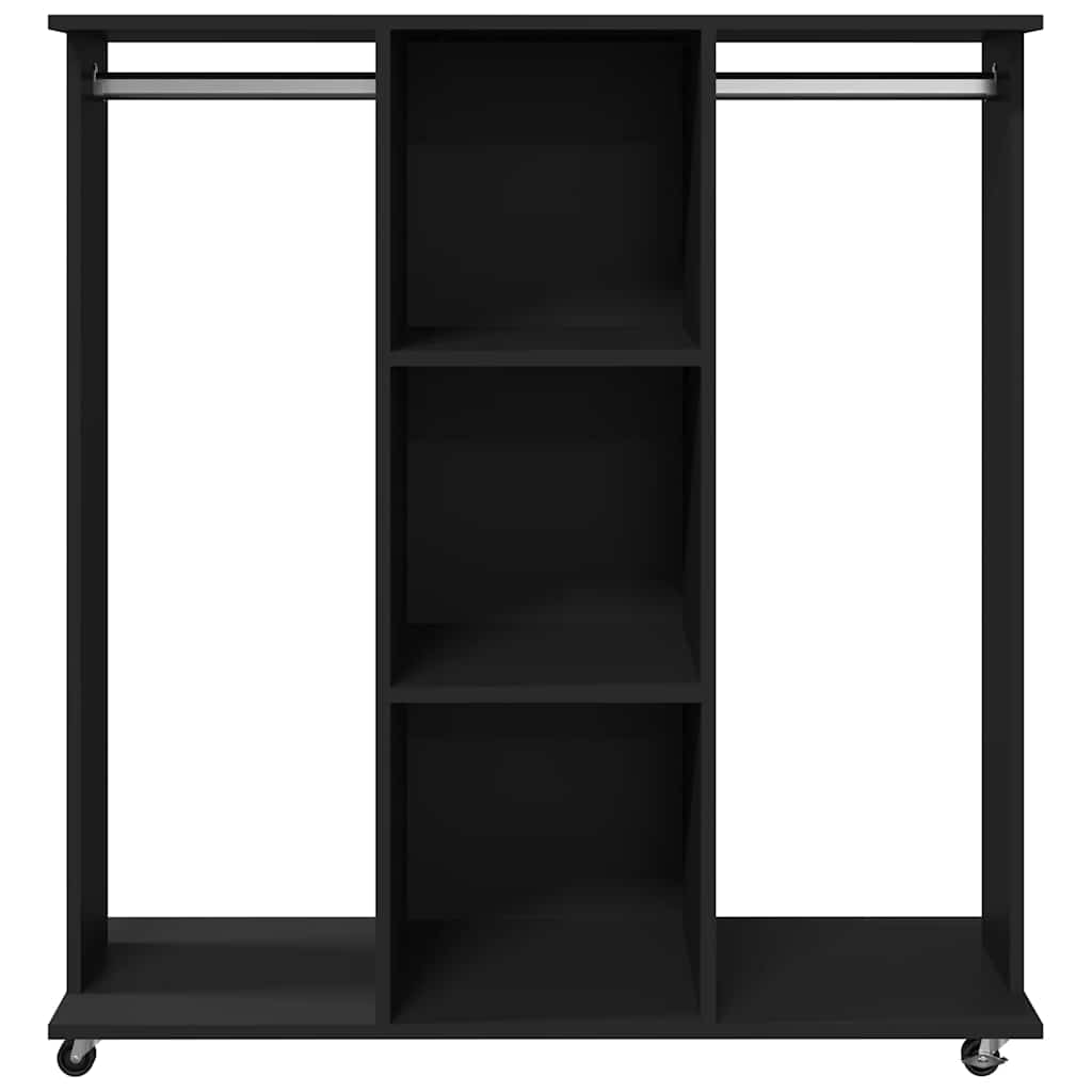 Garde-Robe Avec Roues 102X38X110 Cm Bois D'ingénierie
