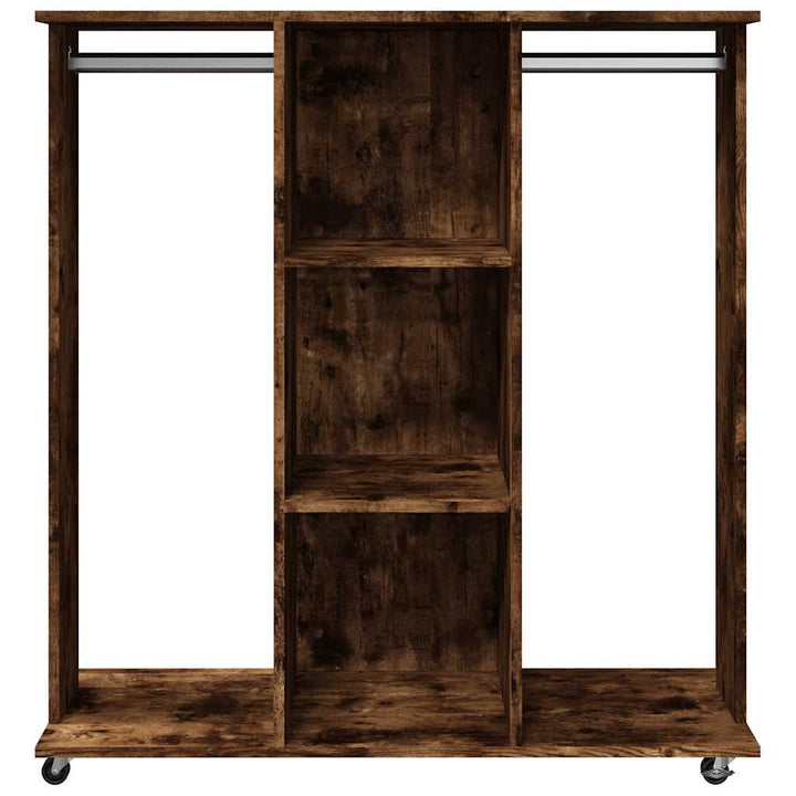 Garde-Robe Avec Roues 102X38X110Cm Bois D'ingénierie