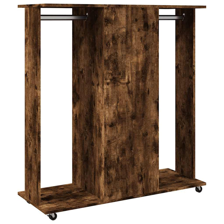 Garde-Robe Avec Roues 102X38X110Cm Bois D'ingénierie