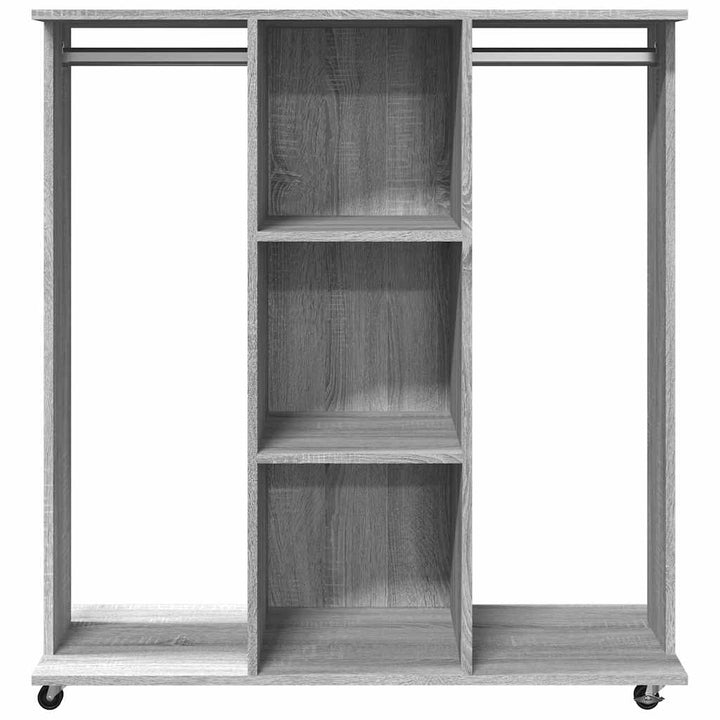 Garde-Robe Avec Roues 102X38X110 Cm Bois Ingénierie