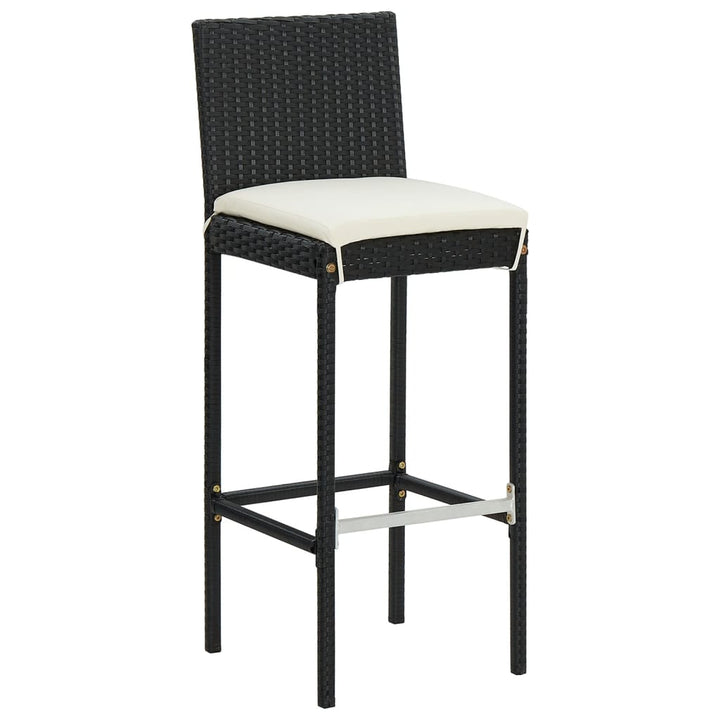 Ensemble De Bar De Jardin 5 Pcs Bois Massif Acacia Rotin