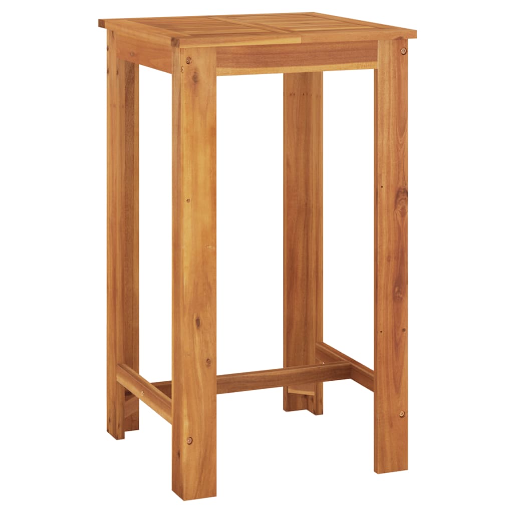 Ensemble De Bar De Jardin 5 Pcs Bois Massif Acacia Rotin