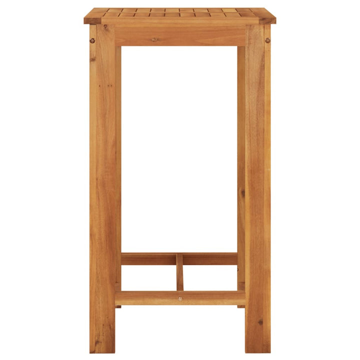 Ensemble De Bar De Jardin 5 Pcs Bois Massif Acacia Rotin