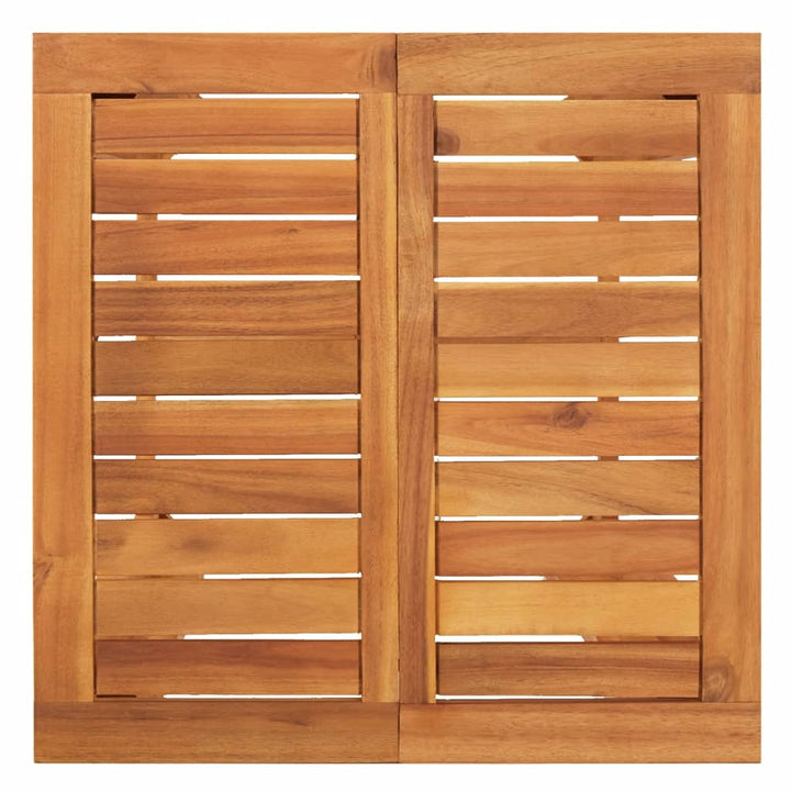 Ensemble De Bar De Jardin 5 Pcs Bois Massif Acacia Rotin