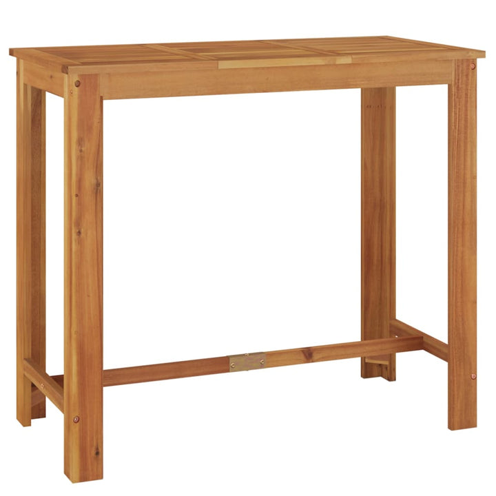 Ensemble De Bar De Jardin 7 Pcs Bois Massif Acacia Rotin