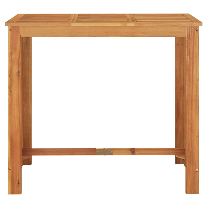 Ensemble De Bar De Jardin 7 Pcs Bois Massif Acacia Rotin