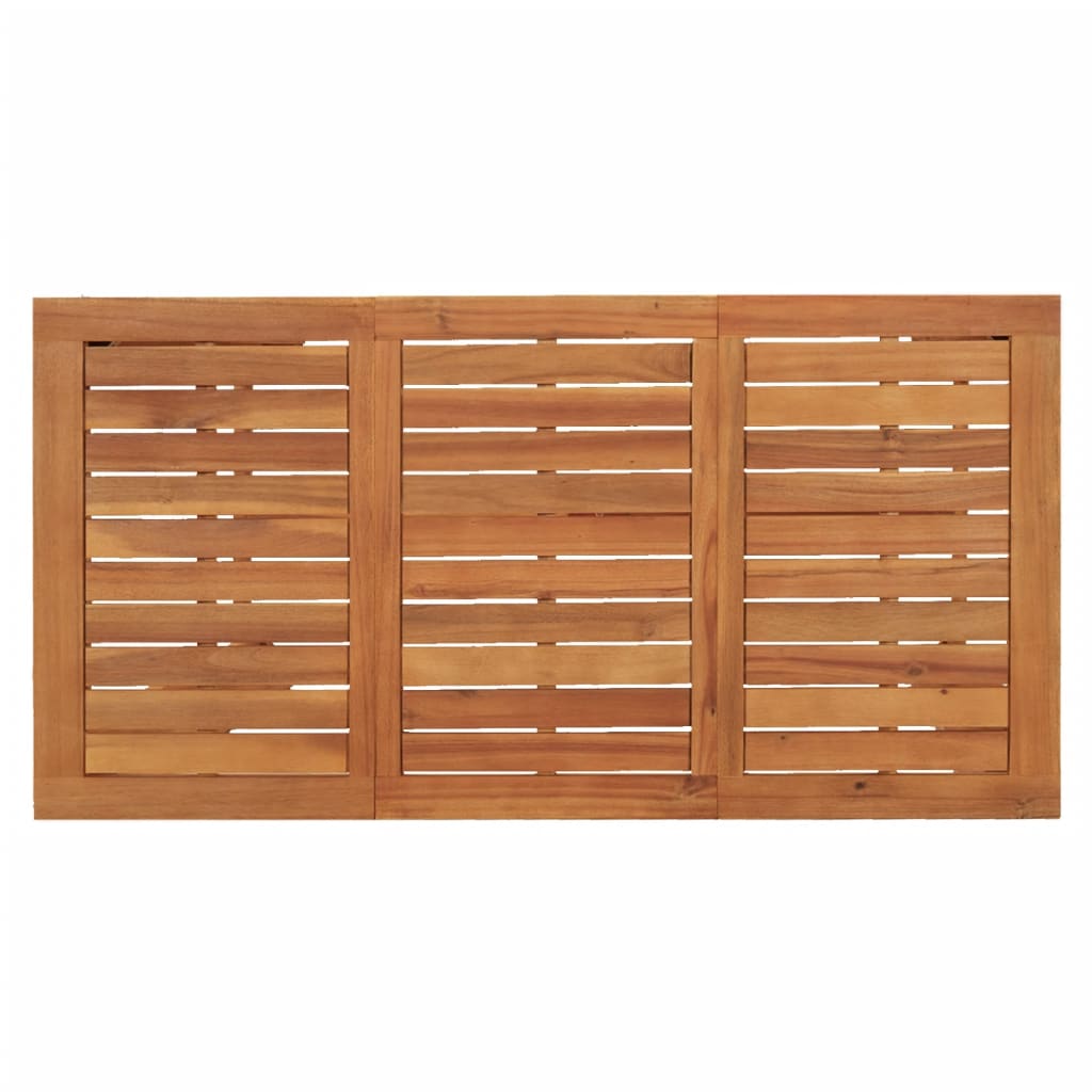 Ensemble De Bar De Jardin 7 Pcs Bois Massif Acacia Rotin