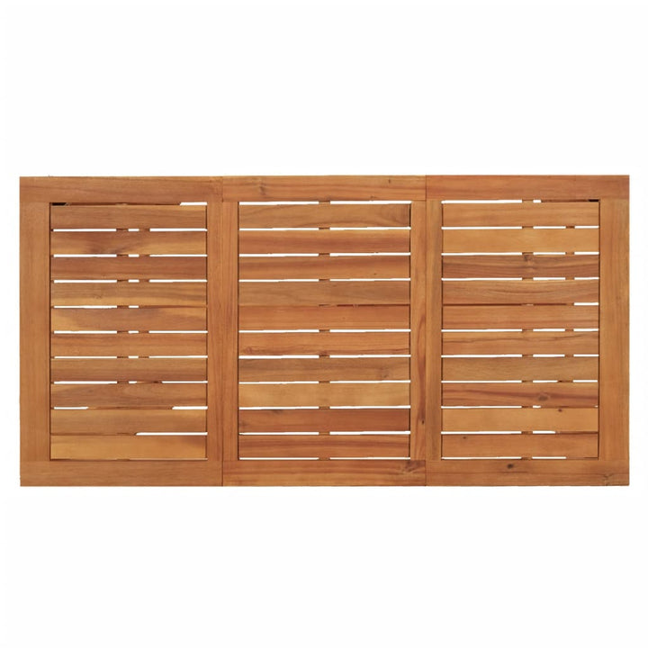 Ensemble De Bar De Jardin 7 Pcs Bois Massif Acacia Rotin