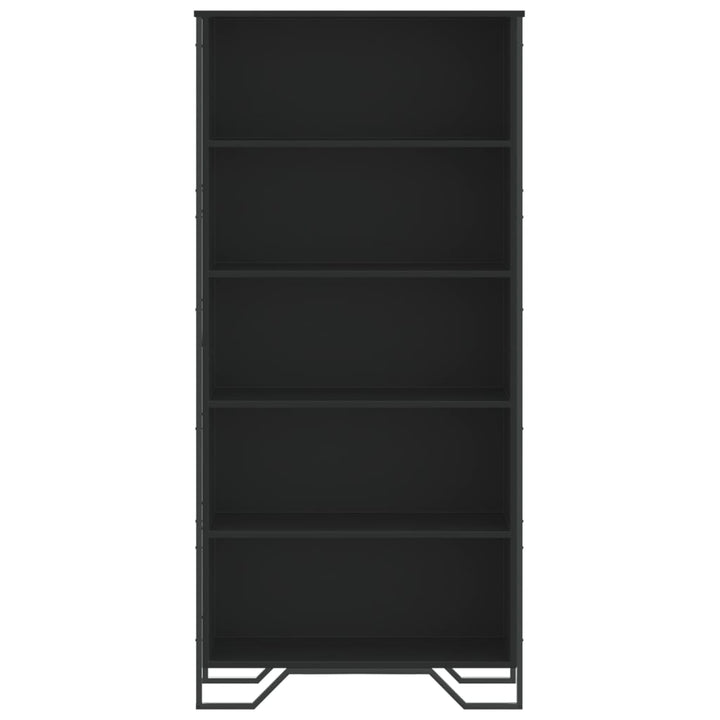 Bibliothèque 80X31X Bois D’ingénierie Noir