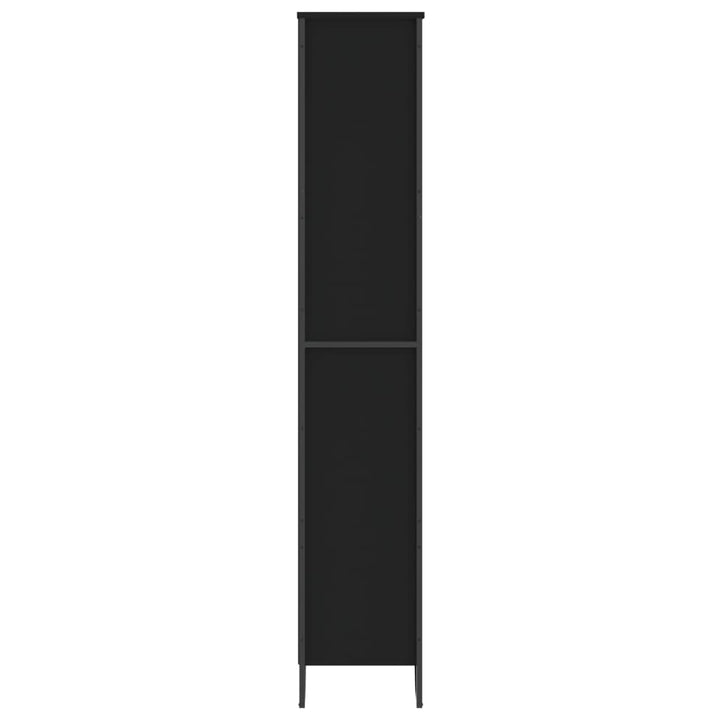 Bibliothèque 80X31X Bois D’ingénierie Noir