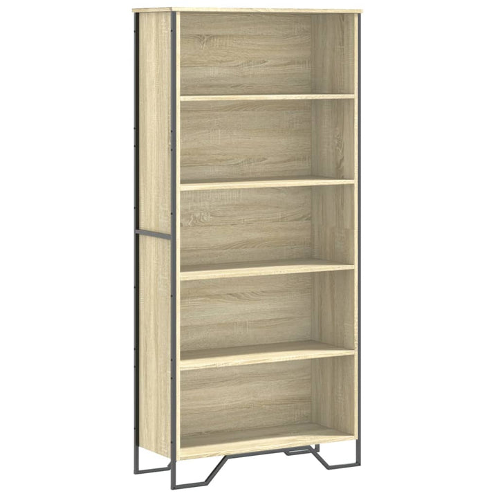 Bibliothèque 80X31X Bois D'ingénierie Chêne Sonoma