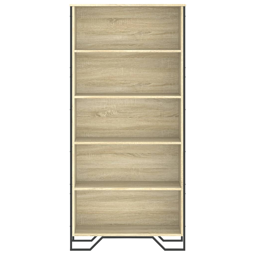 Bibliothèque 80X31X Bois D'ingénierie Chêne Sonoma