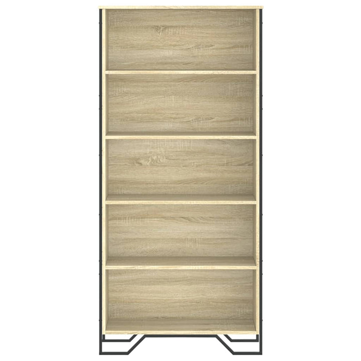 Bibliothèque 80X31X Bois D'ingénierie Chêne Sonoma