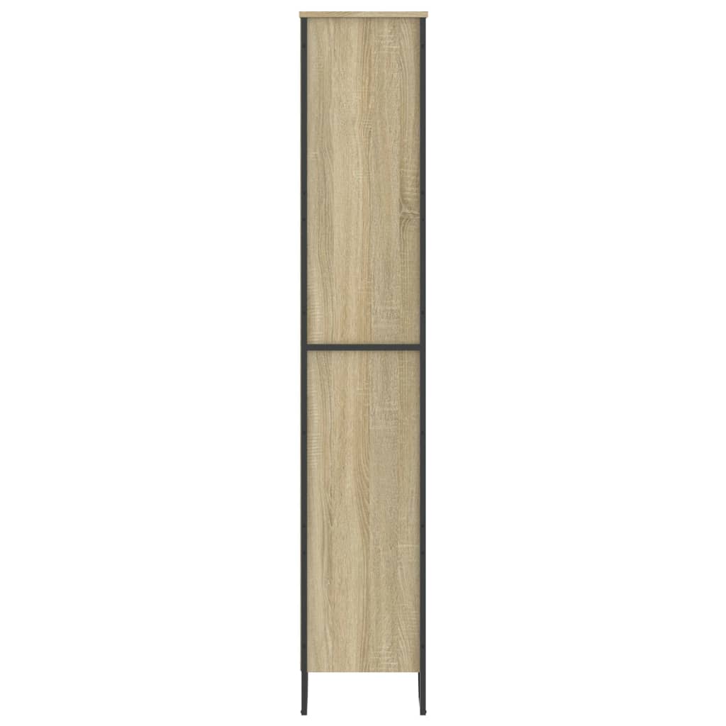 Bibliothèque 80X31X Bois D'ingénierie Chêne Sonoma
