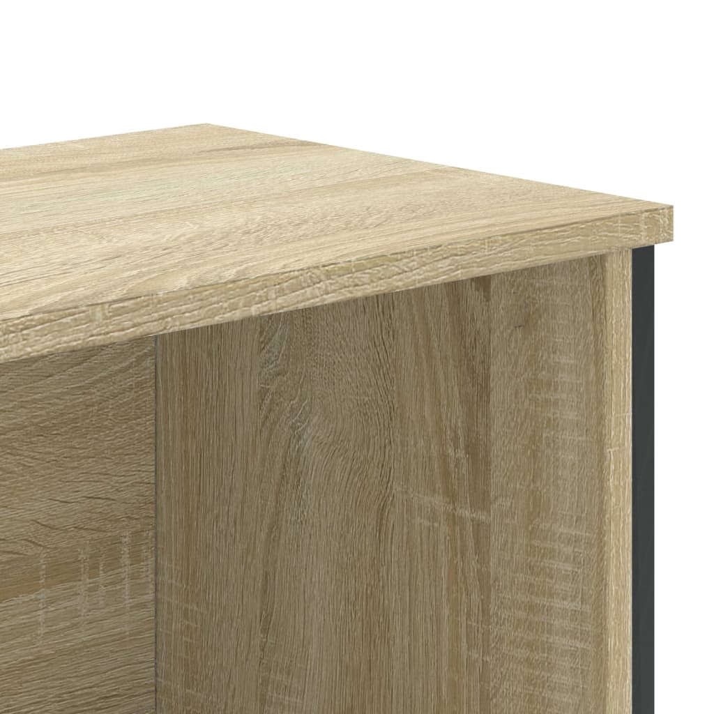 Bibliothèque 80X31X Bois D'ingénierie Chêne Sonoma