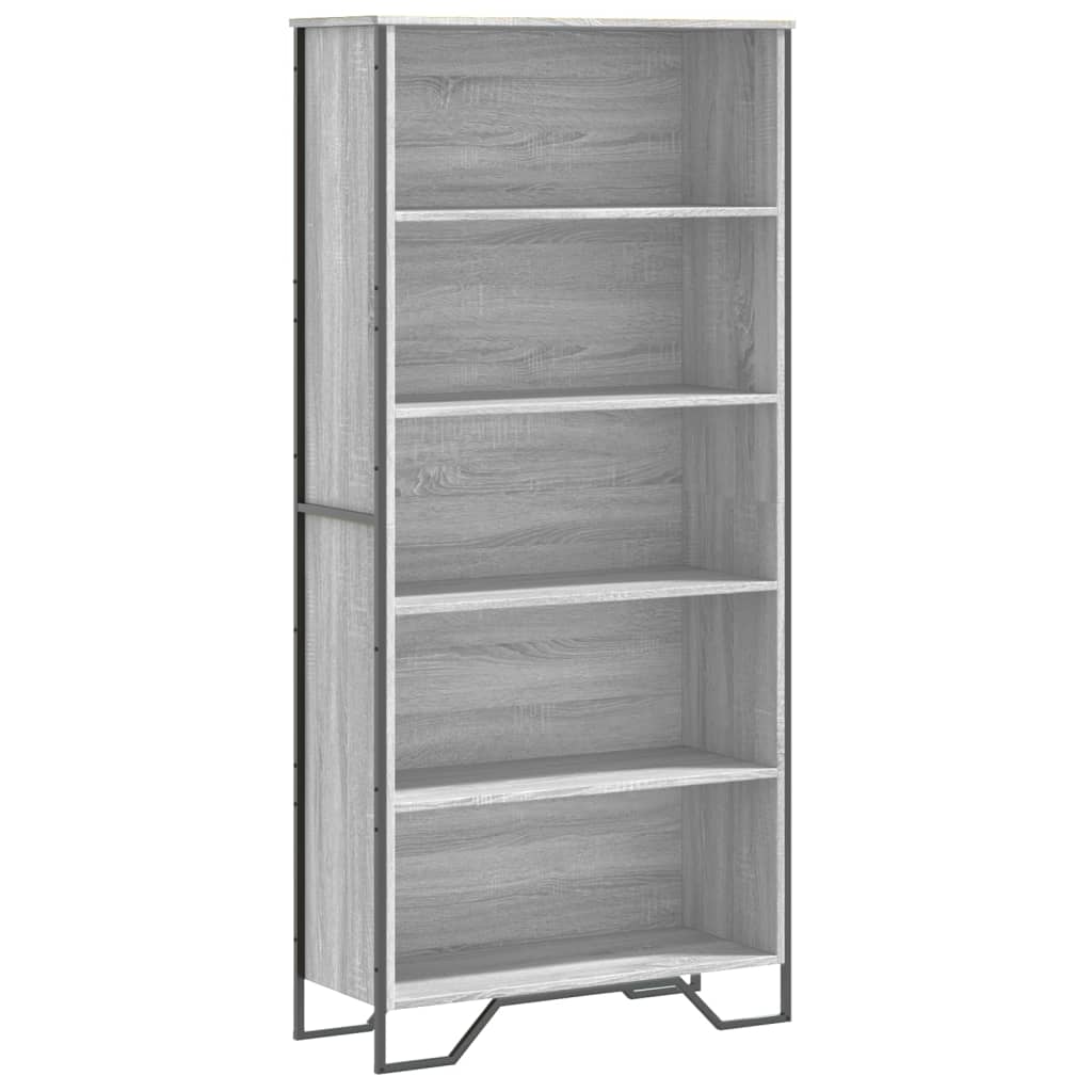 Bibliothèque 80X31X Bois D'ingénierie Sonoma Gris