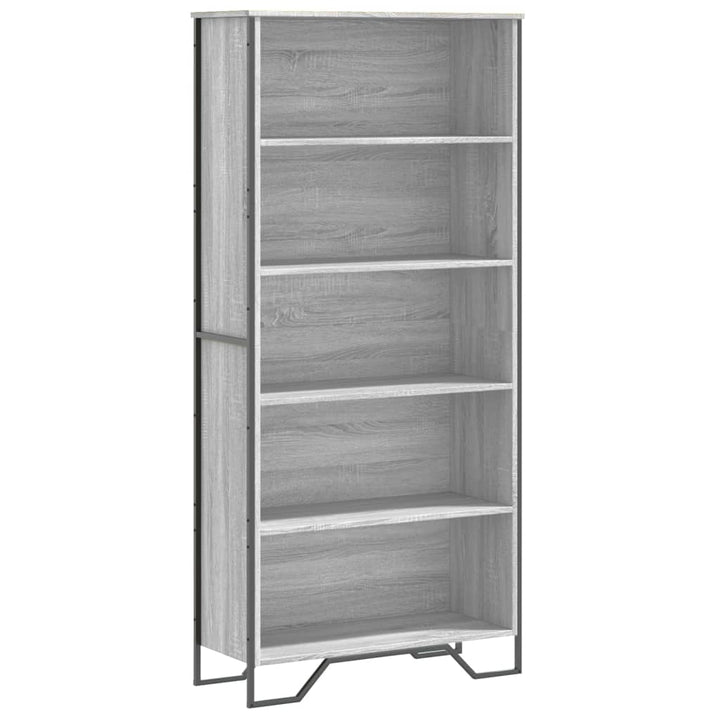 Bibliothèque 80X31X Bois D'ingénierie Sonoma Gris