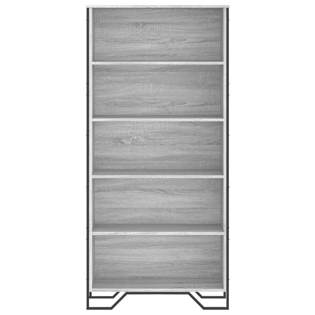 Bibliothèque 80X31X Bois D'ingénierie Sonoma Gris