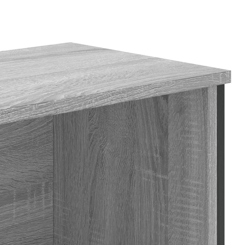Bibliothèque 80X31X Bois D'ingénierie Sonoma Gris