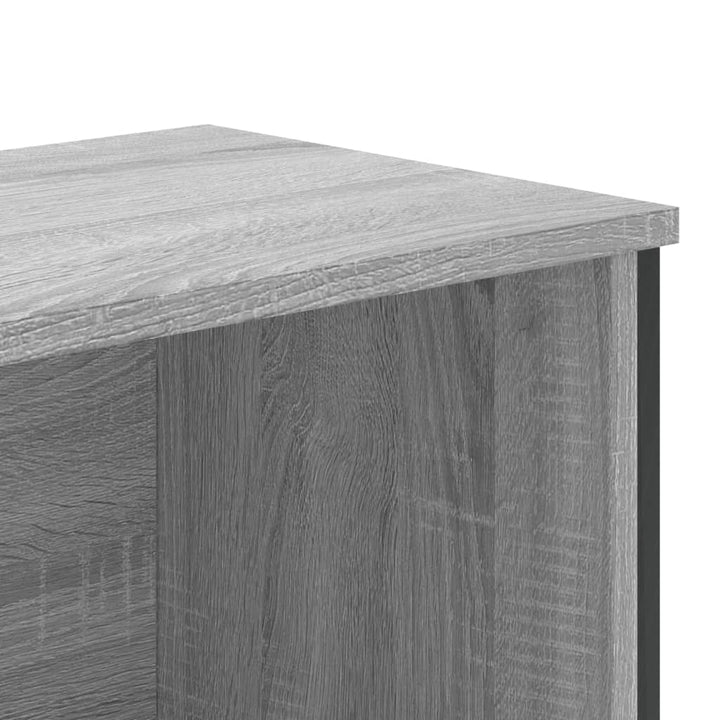 Bibliothèque 80X31X Bois D'ingénierie Sonoma Gris