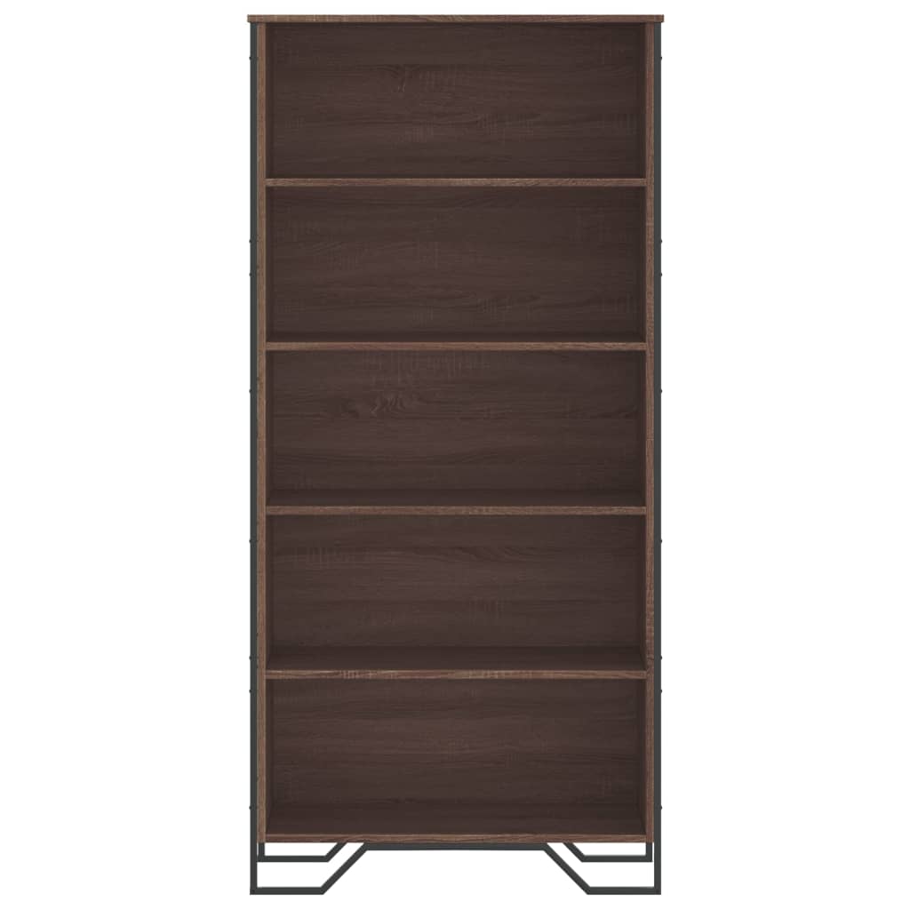 Bibliothèque 80X31X Bois D'ingénierie Chêne Marron