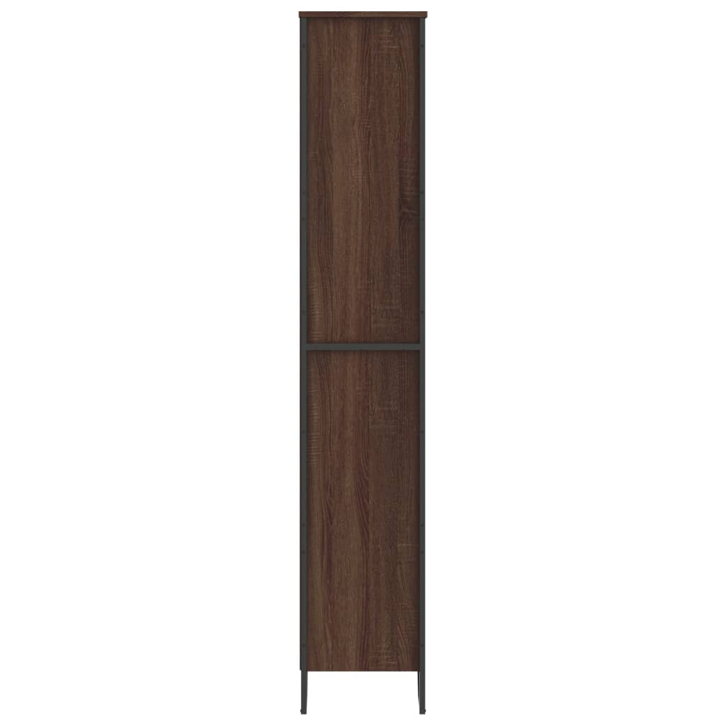 Bibliothèque 80X31X Bois D'ingénierie Chêne Marron