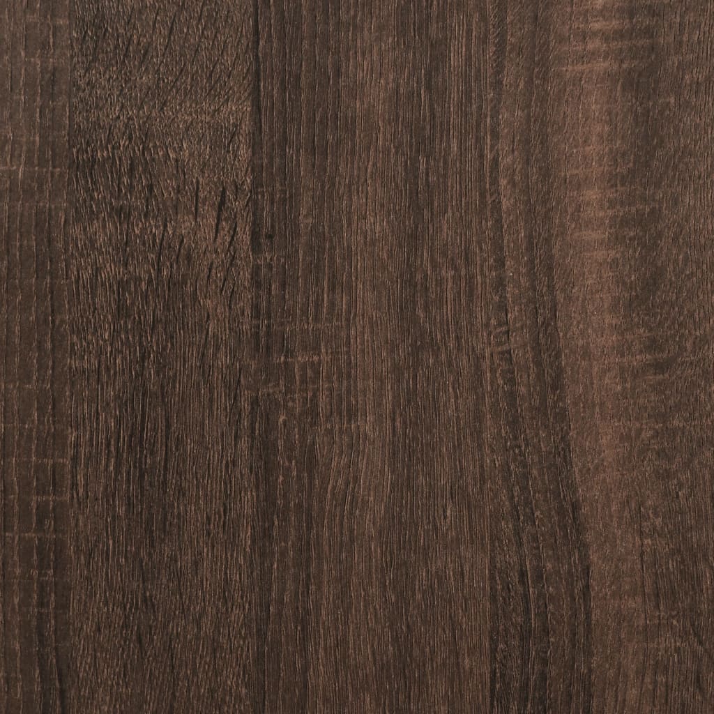 Bibliothèque 80X31X Bois D'ingénierie Chêne Marron