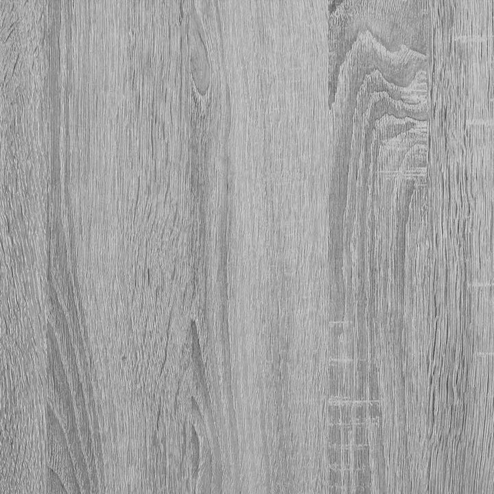 Boîte De Rangement Avec Couvercle Bois D'ingénierie Sonoma Gris