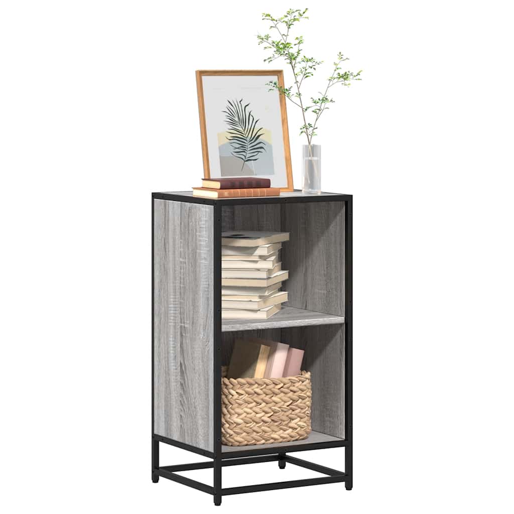 Bibliothèque 80,5X35X170,5 Cm Bois D'ingénierie Sonoma Gris