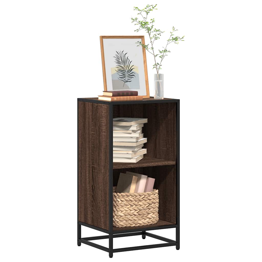 Bibliothèque 80,5X35X107,5 Cm Bois D'ingénierie Chêne Marron