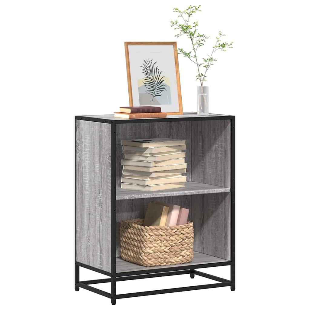 Bibliothèque 80,5X35X170,5 Cm Bois D'ingénierie Sonoma Gris