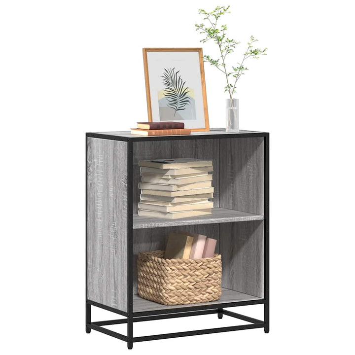 Bibliothèque 80,5X35X170,5 Cm Bois D'ingénierie Sonoma Gris