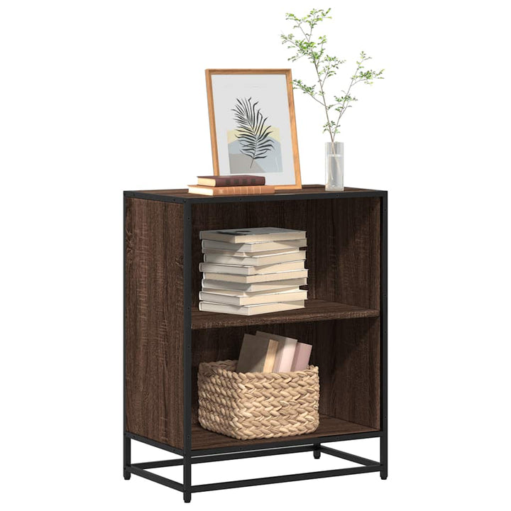 Bibliothèque 80,5X35X107,5 Cm Bois D'ingénierie Chêne Marron