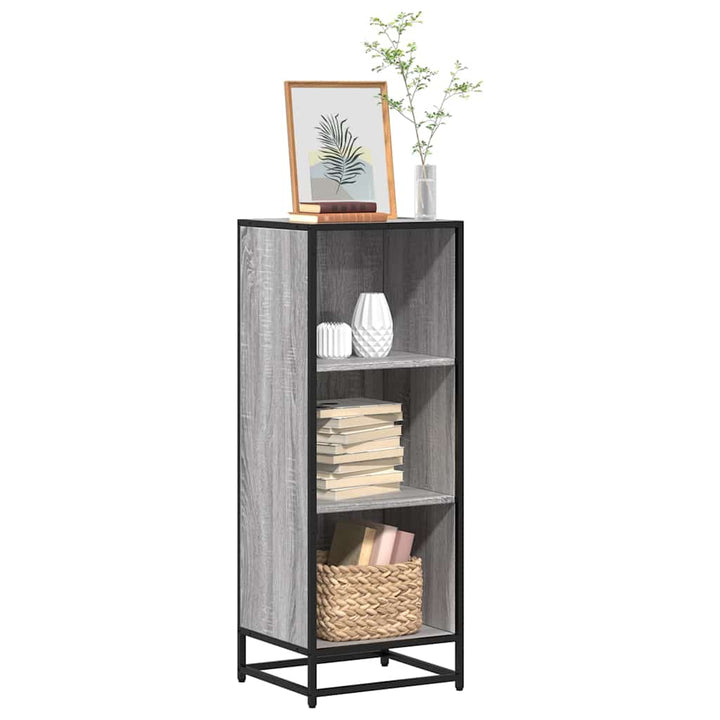 Bibliothèque 80,5X35X170,5 Cm Bois D'ingénierie Sonoma Gris