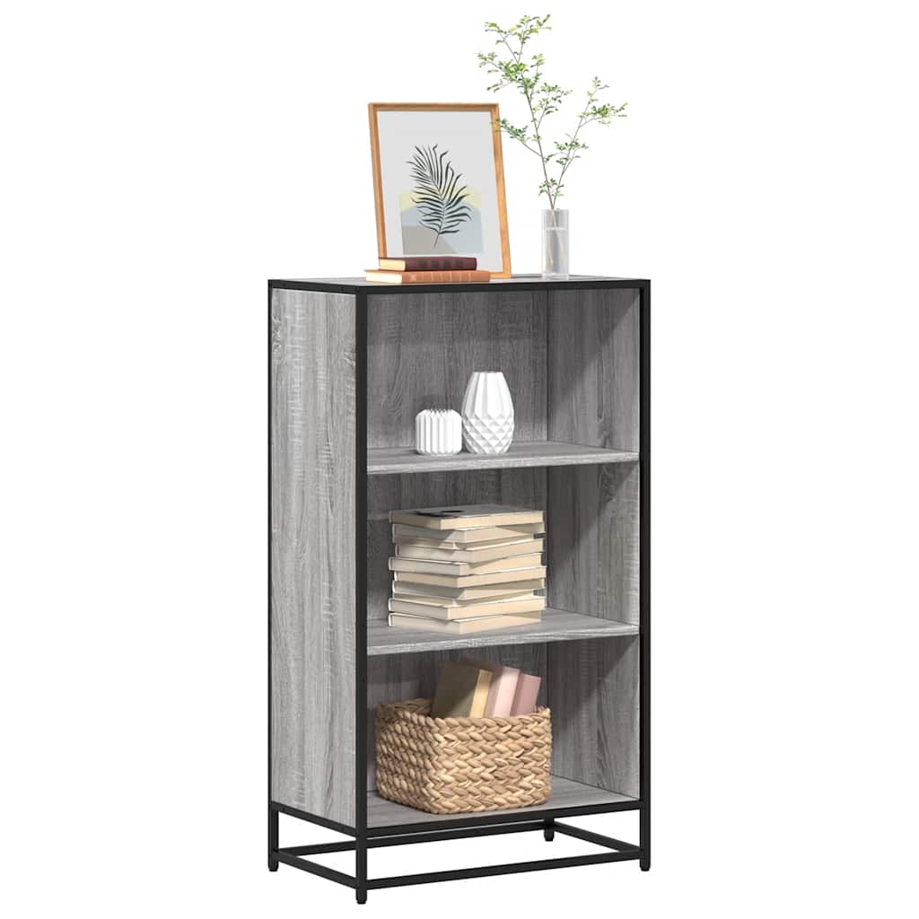 Bibliothèque 80,5X35X170,5 Cm Bois D'ingénierie Sonoma Gris