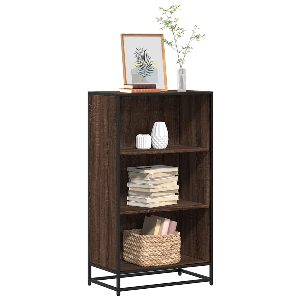 Bibliothèque 80,5X35X107,5 Cm Bois D'ingénierie Chêne Marron