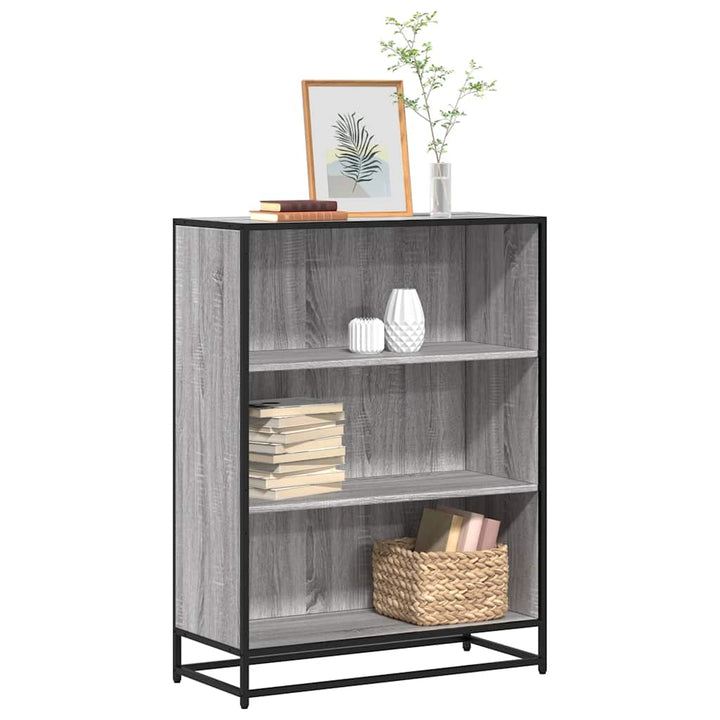 Bibliothèque 80,5X35X170,5 Cm Bois D'ingénierie Sonoma Gris