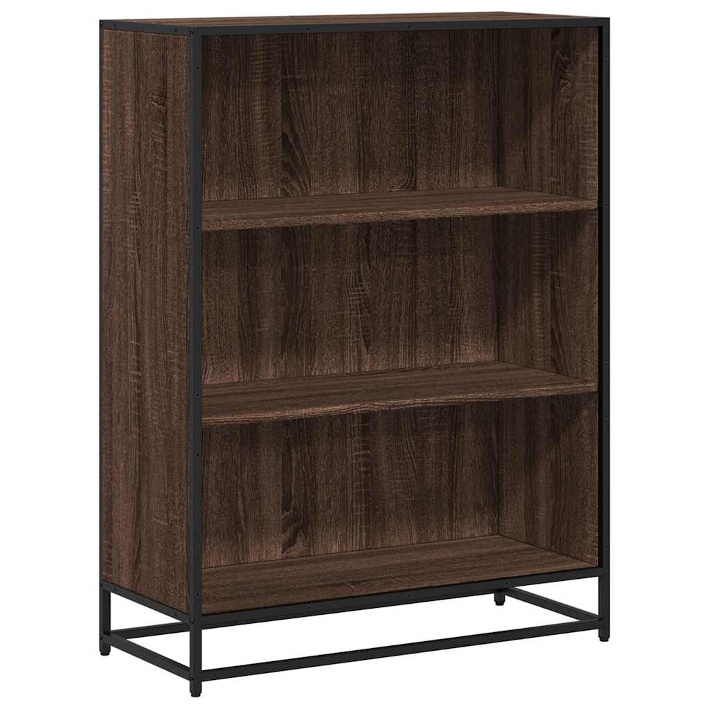 Bibliothèque 80,5X35X107,5 Cm Bois D'ingénierie Chêne Marron