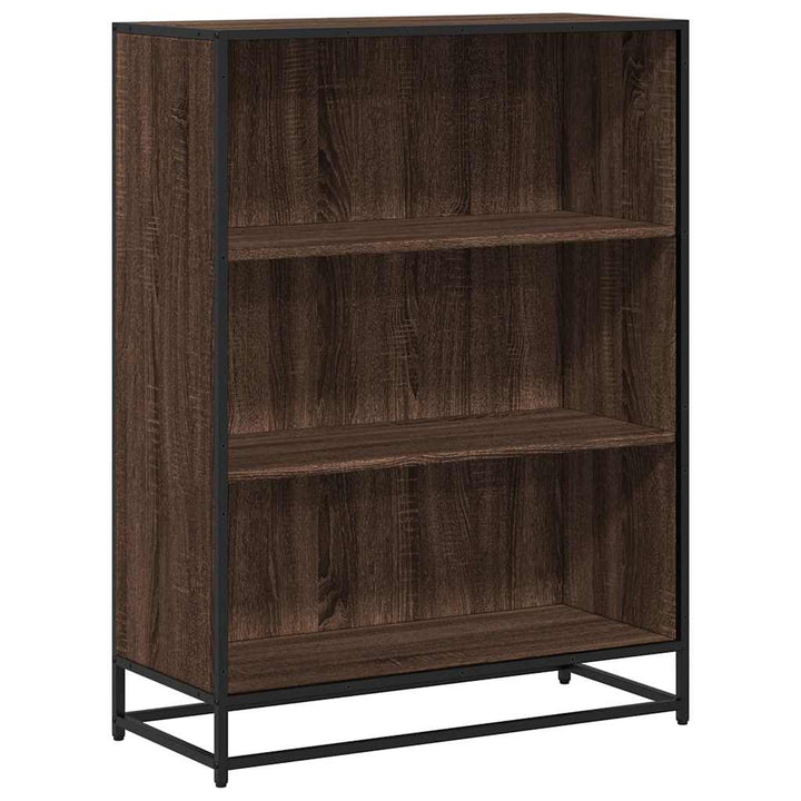 Bibliothèque 80,5X35X107,5 Cm Bois D'ingénierie Chêne Marron