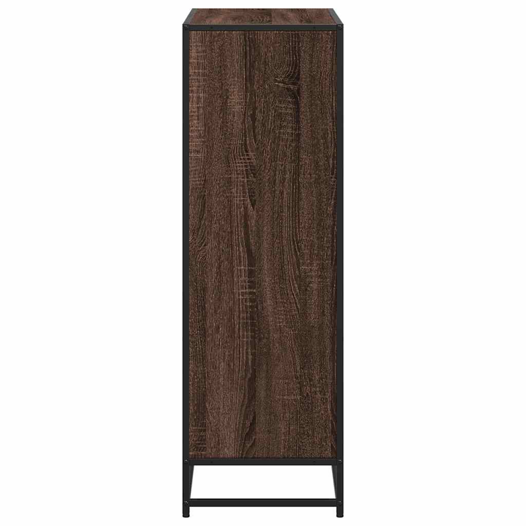 Bibliothèque 80,5X35X107,5 Cm Bois D'ingénierie Chêne Marron