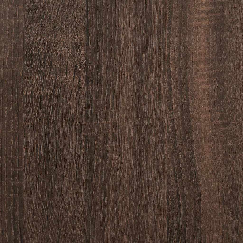 Bibliothèque 80,5X35X107,5 Cm Bois D'ingénierie Chêne Marron