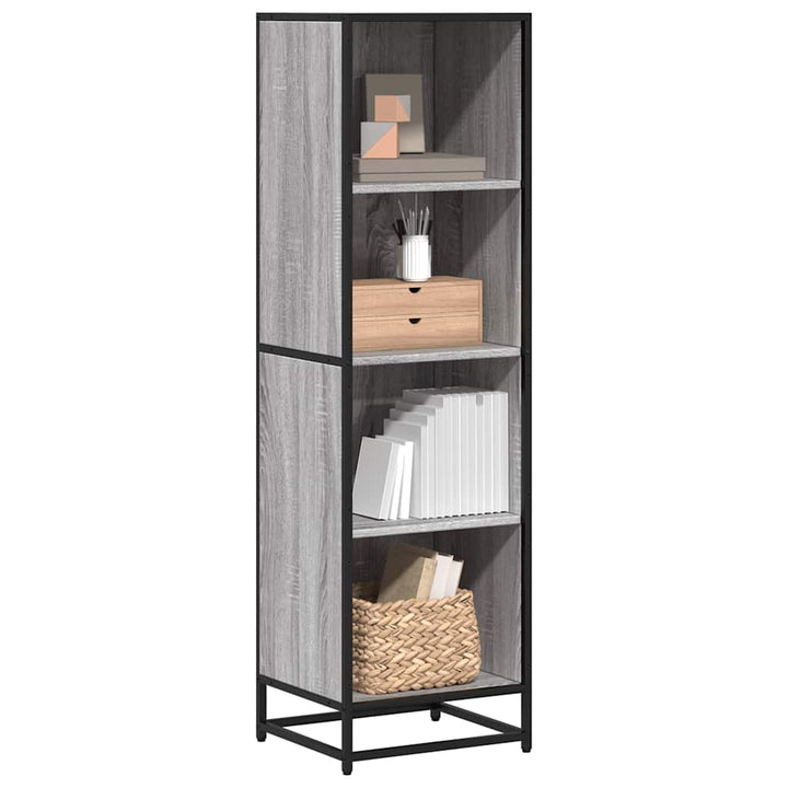 Bibliothèque 80,5X35X170,5 Cm Bois D'ingénierie Sonoma Gris
