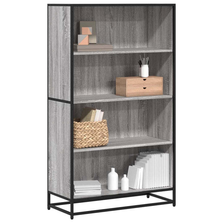 Bibliothèque 80,5X35X170,5 Cm Bois D'ingénierie Sonoma Gris