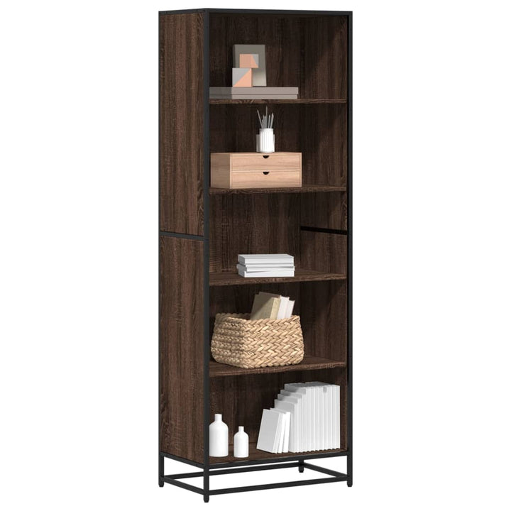 Bibliothèque 80,5X35X107,5 Cm Bois D'ingénierie Chêne Marron