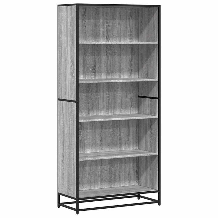 Bibliothèque 80,5X35X170,5 Cm Bois D'ingénierie Sonoma Gris