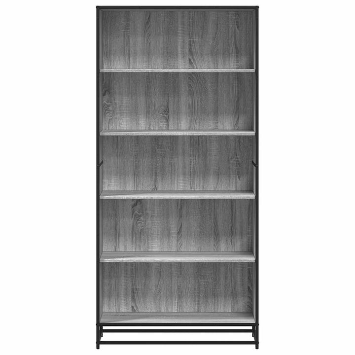 Bibliothèque 80,5X35X170,5 Cm Bois D'ingénierie Sonoma Gris