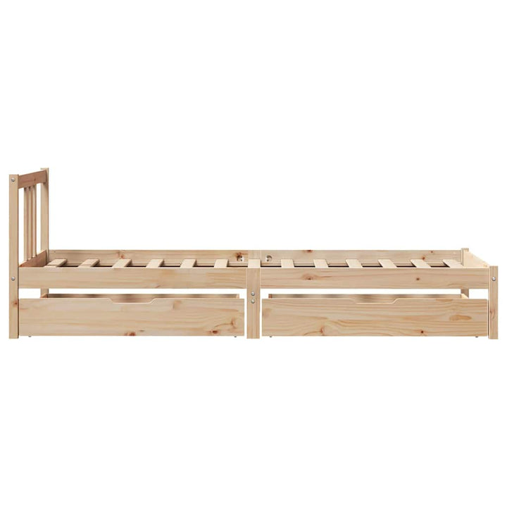 Cadre De Lit Sans Matelas Bois De Pin Massif