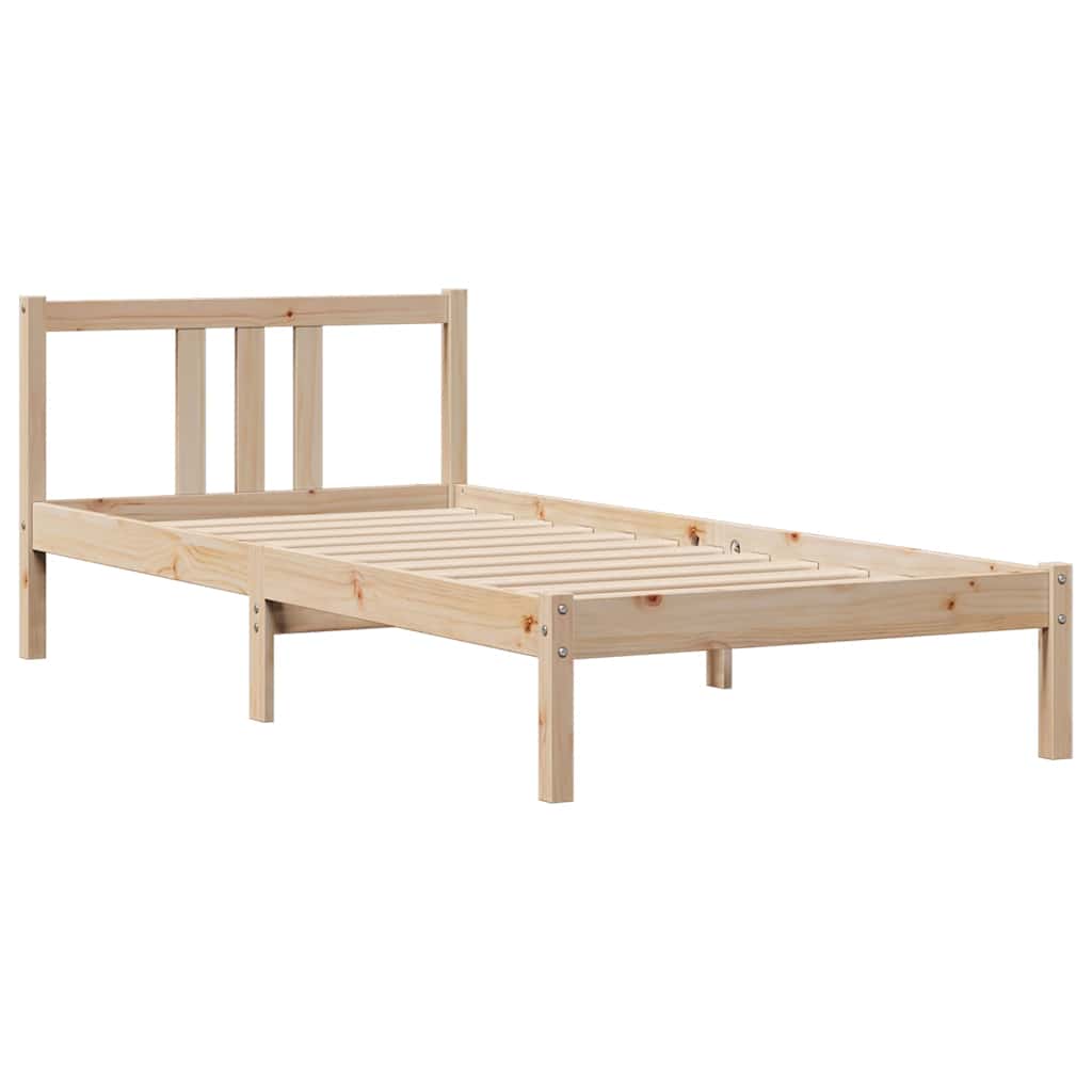 Cadre De Lit Sans Matelas Bois De Pin Massif
